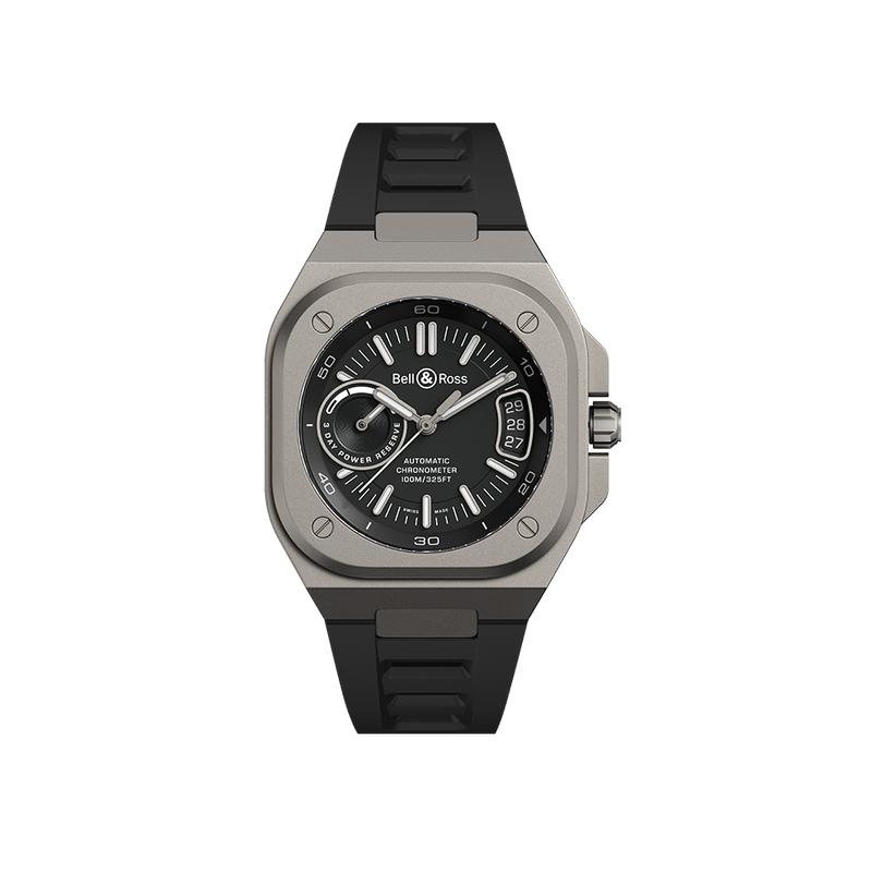 BELL & ROSS BR X5 BLACK TITANIUM RUBBER