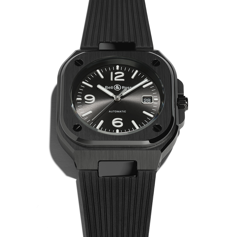 BELL & ROSS BR 05 BLACK CERAMIC RUBBER