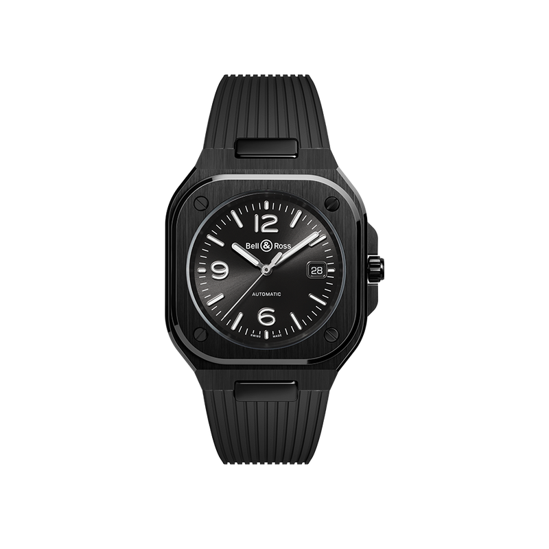 BELL & ROSS BR 05 BLACK CERAMIC RUBBER