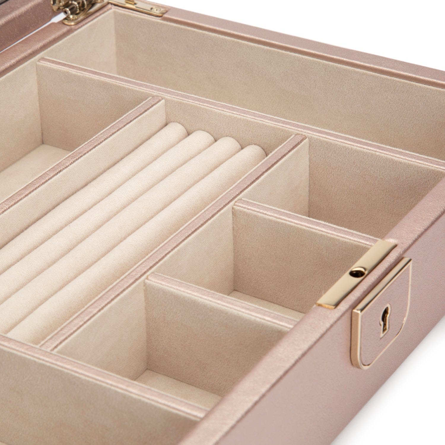 Wolf Palermo Rose Gold Medium Jewellery Box 213216