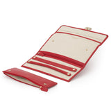 Wolf Palermo Red Jewellery Travel Roll 213472
