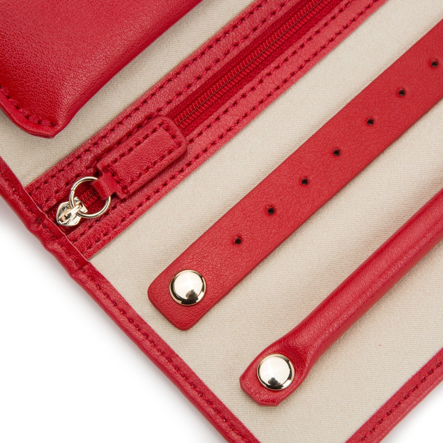 Wolf Palermo Red Jewellery Travel Roll 213472