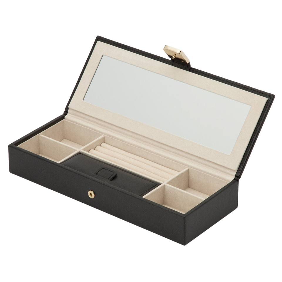 Wolf Palermo Safe Deposit Box Black