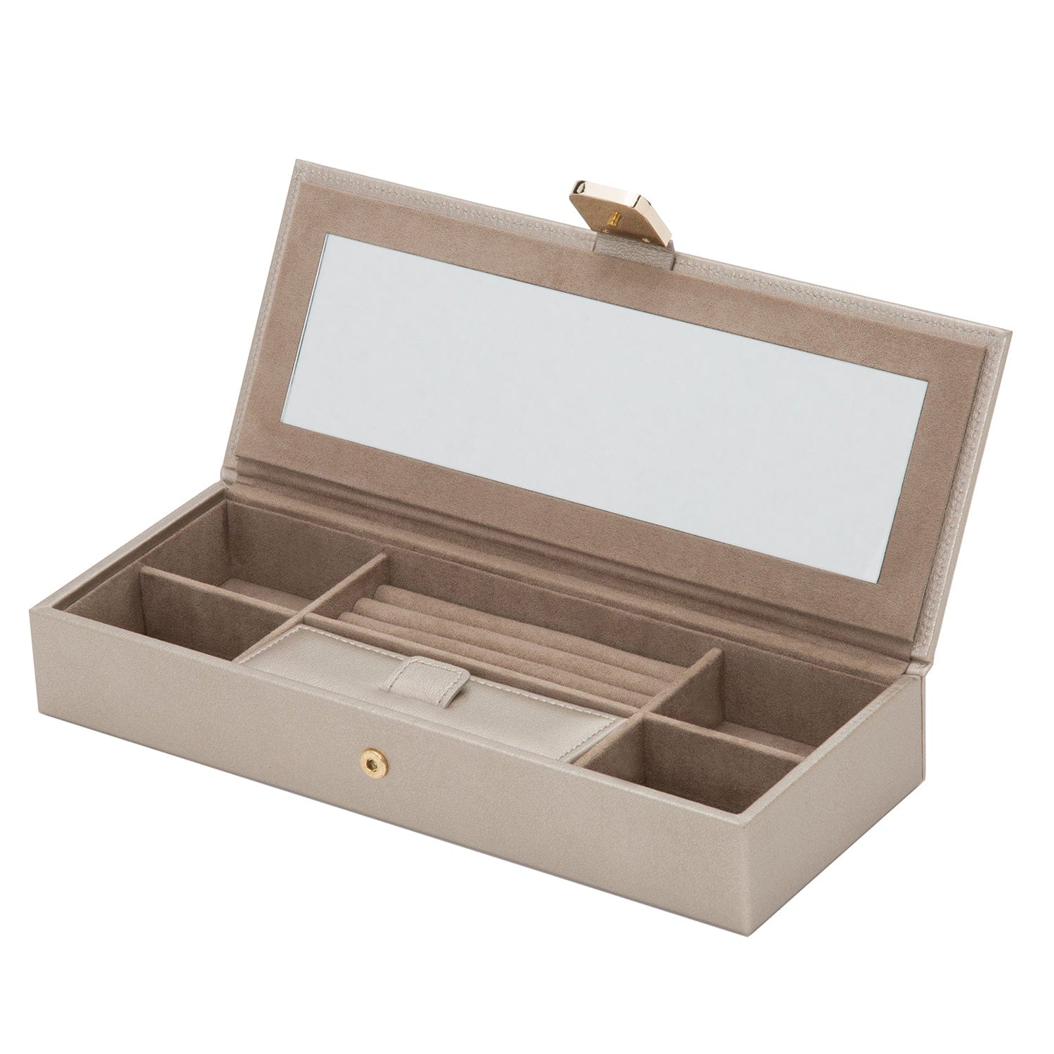 Wolf Palermo Pewter Safe Deposit Jewellery Box 213578