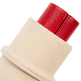 Wolf Palermo Red Double Watch Roll with Jewellery Pouch 213972