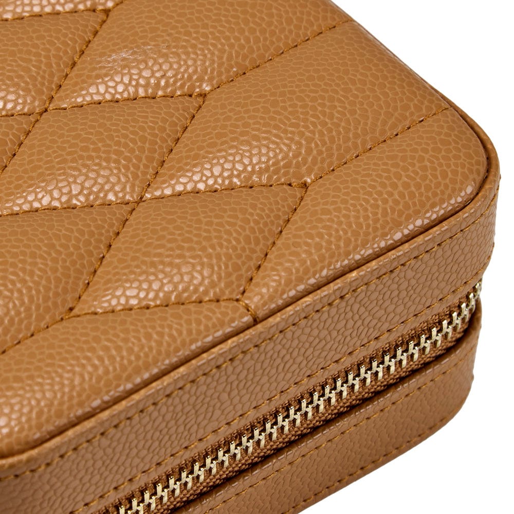 Lauren Zip Travel Case Caramel 347807