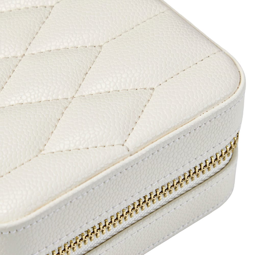 Lauren Zip Travel Case Ivory 347852