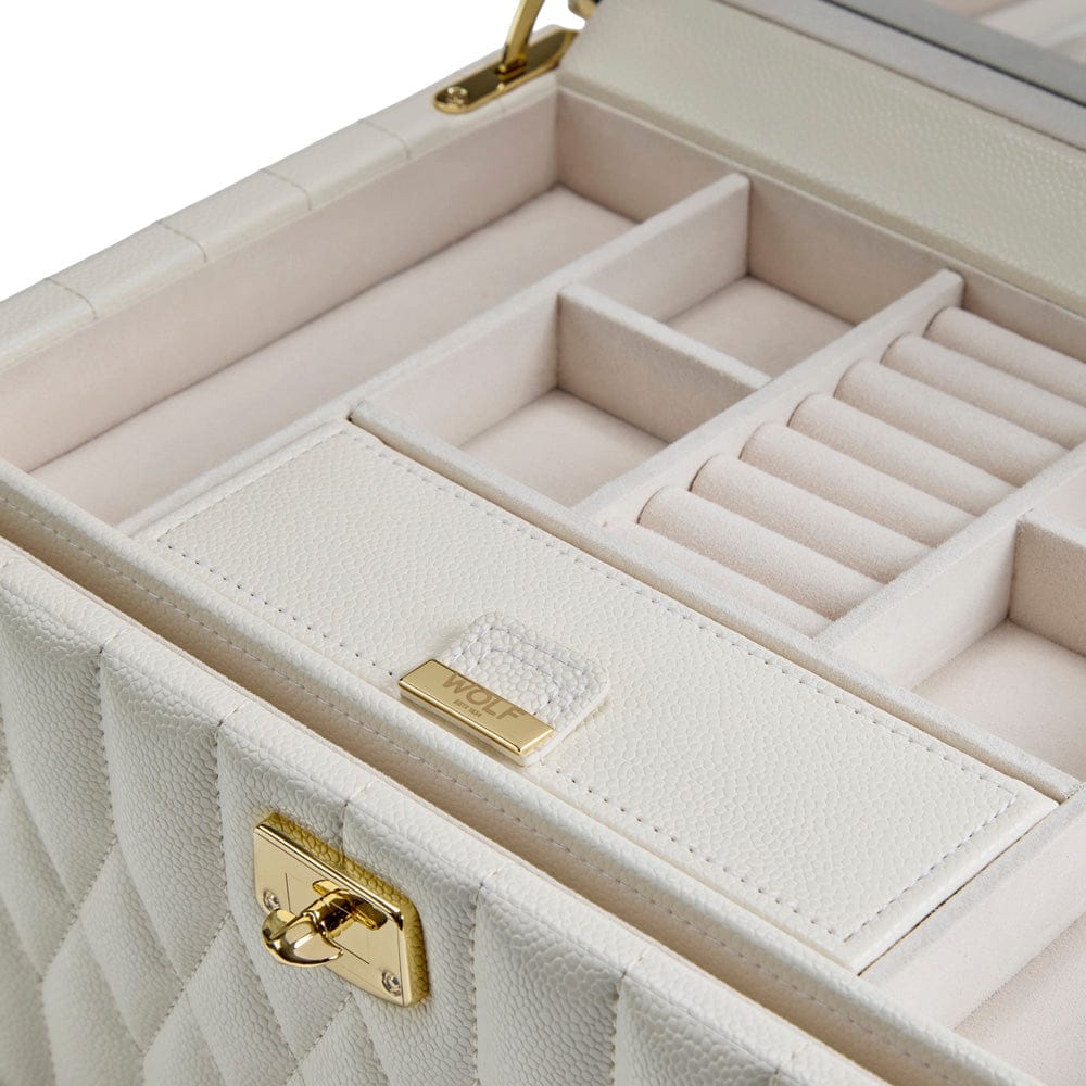 Lauren Medium Jewellery Box Ivory 349752