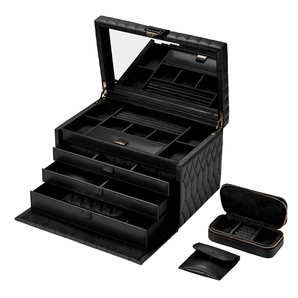 Lauren Large Jewellery Box Black 349802