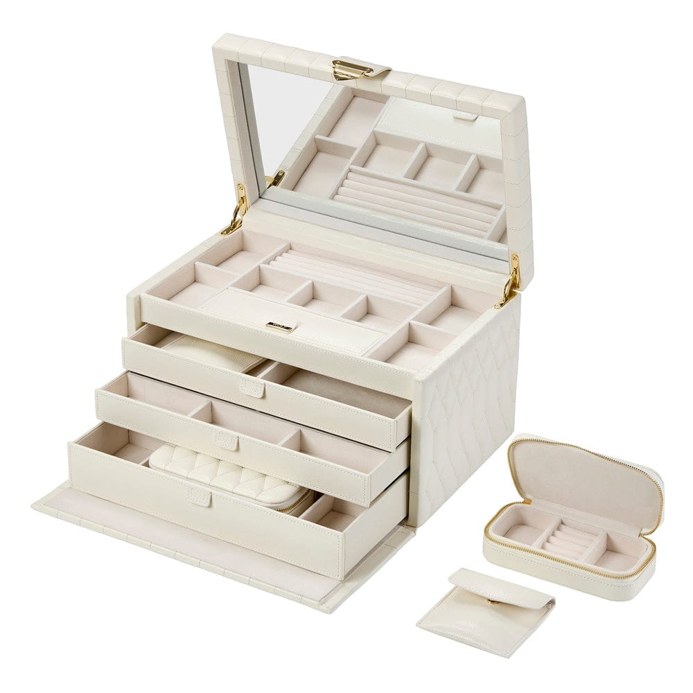 Lauren Large Jewellery Box Ivory 349852