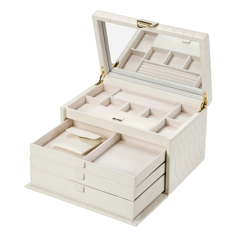 Lauren Large Jewellery Box Ivory 349852