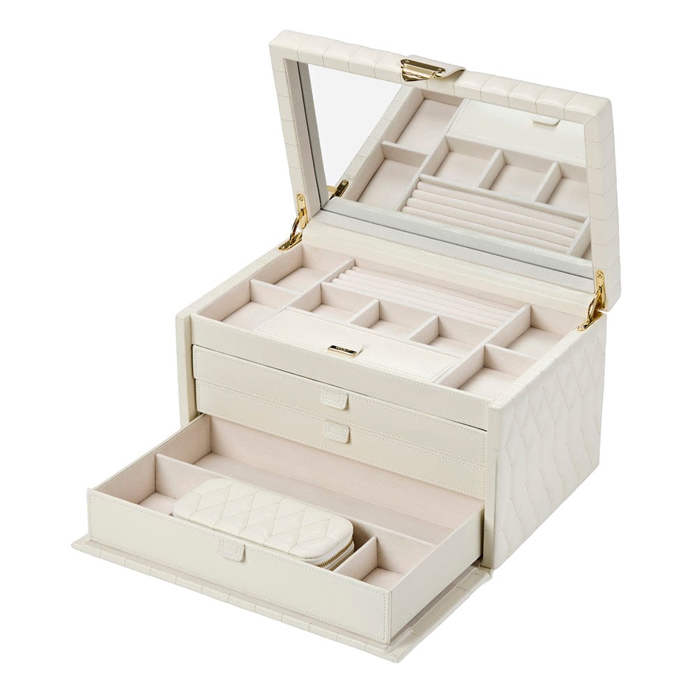 Lauren Large Jewellery Box Ivory 349852