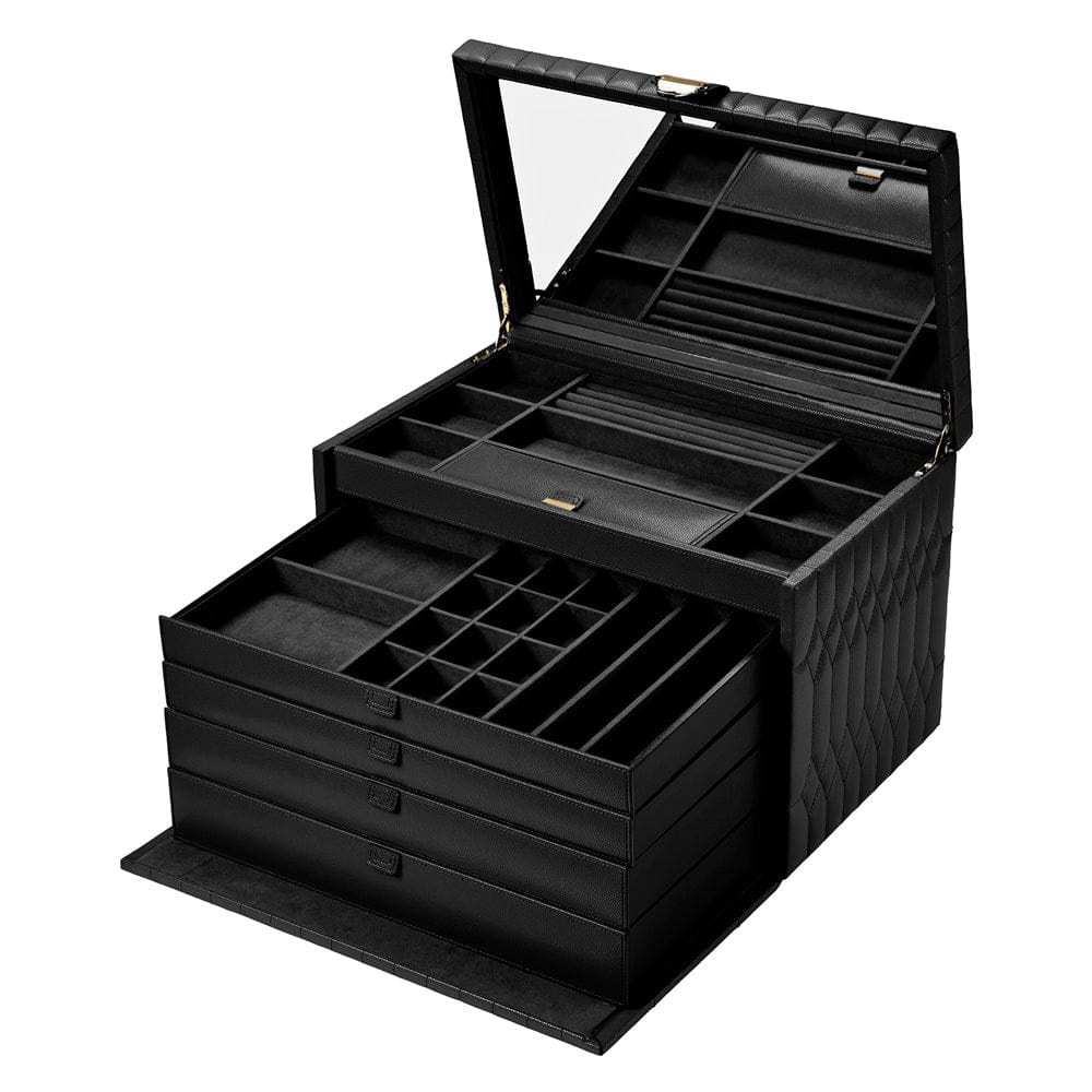 Lauren Extra Large Jewellery Box Black 349902