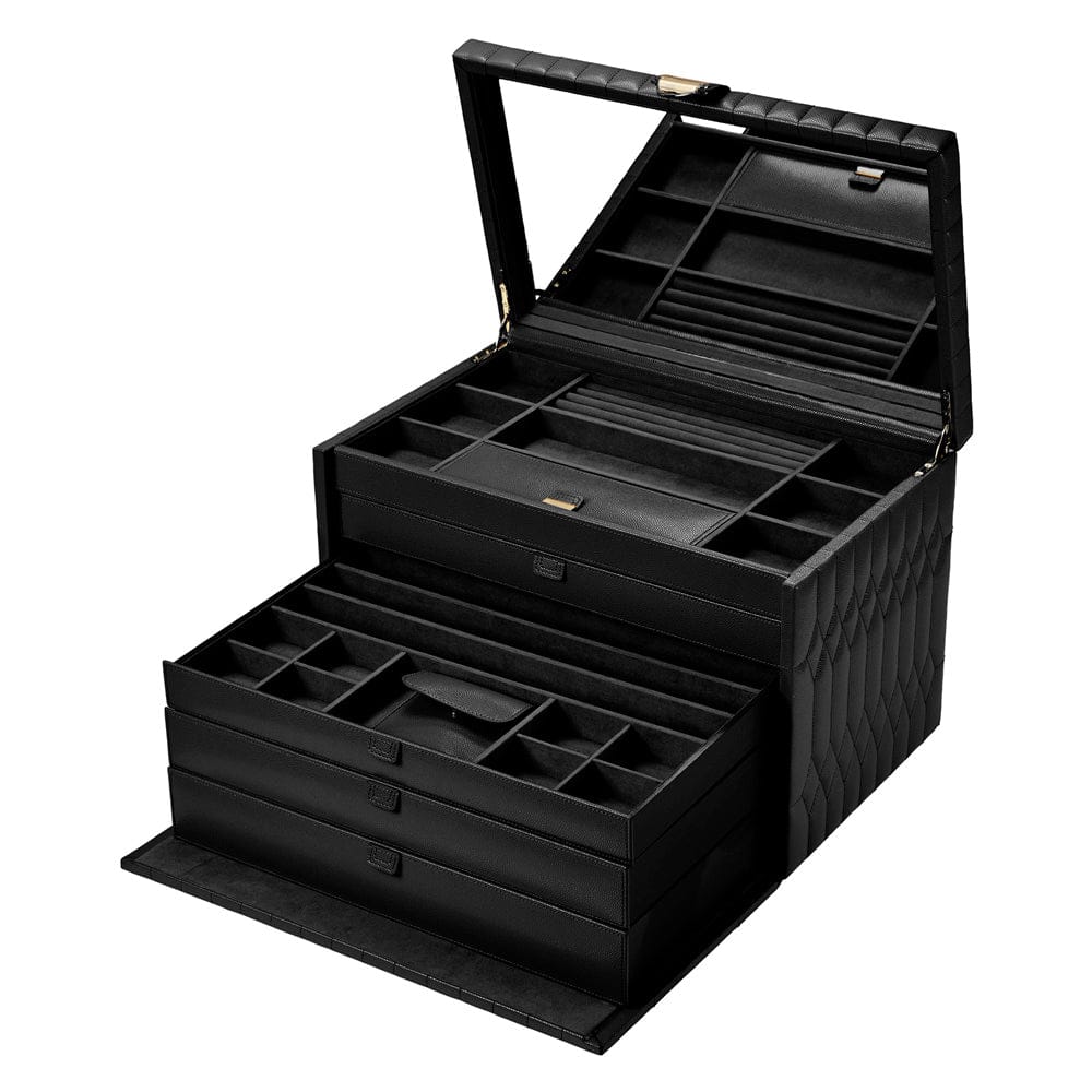 Lauren Extra Large Jewellery Box Black 349902