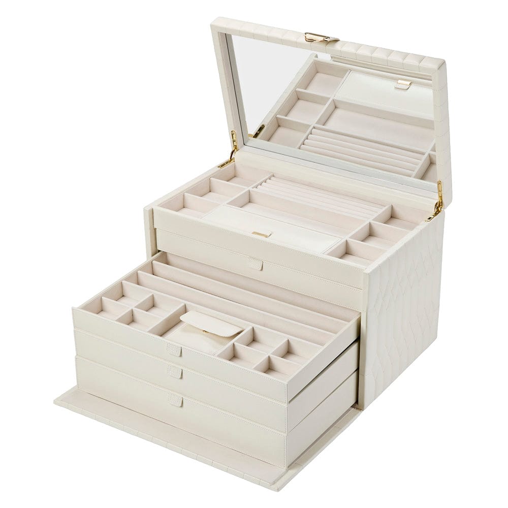 Lauren Extra Large Jewellery Box Ivory 349952