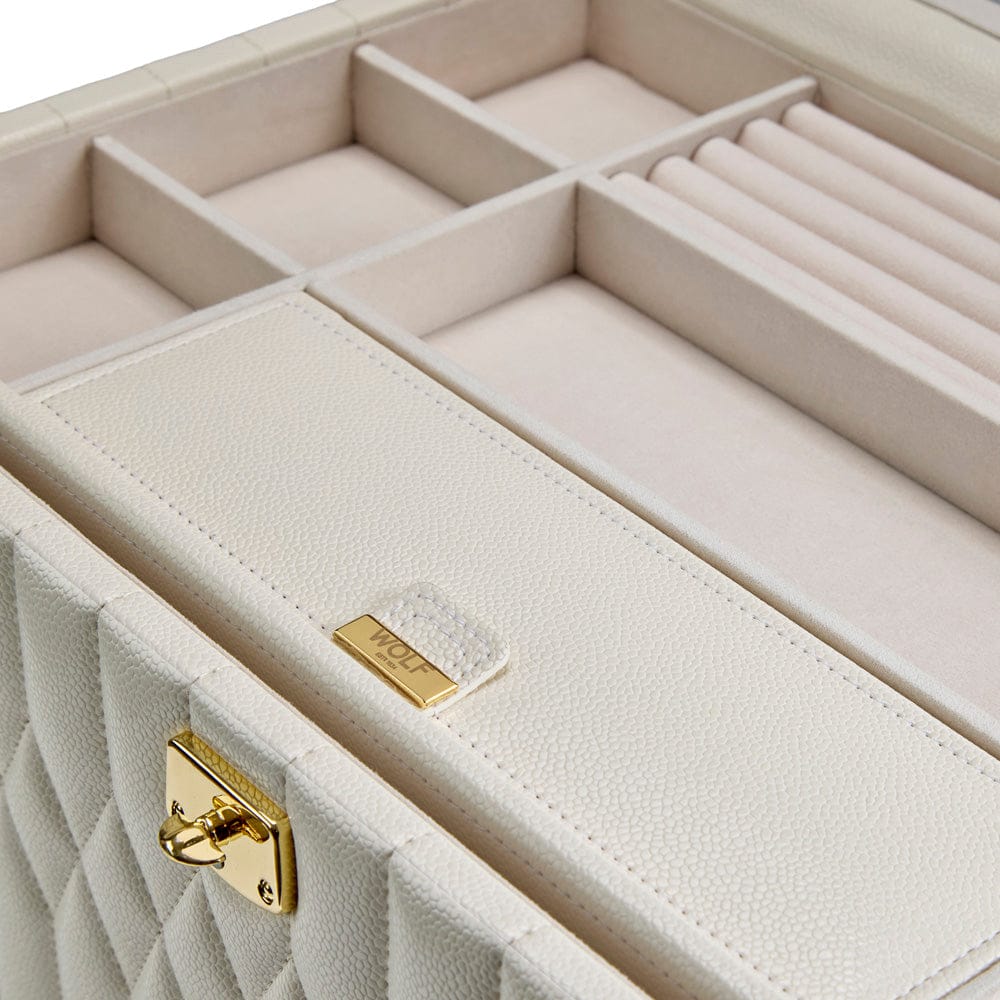 Lauren Extra Large Jewellery Box Ivory 349952