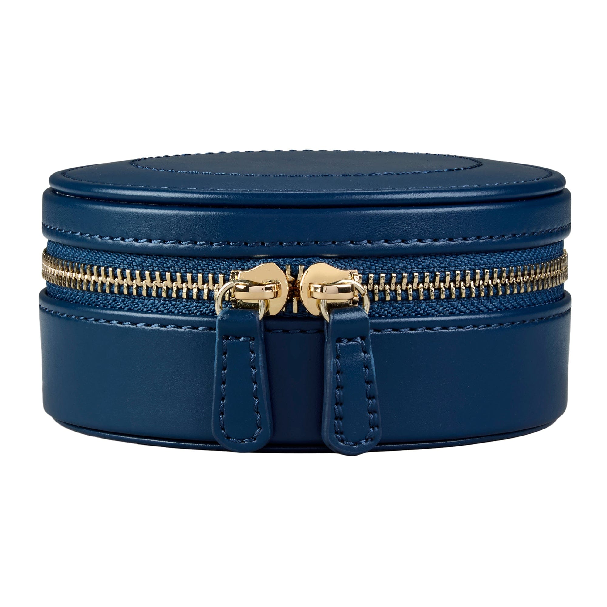 WOLF Sophia Indigo Fruit Botanical Round Zip Jewellery Case 397717