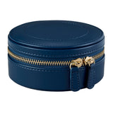 WOLF Sophia Indigo Fruit Botanical Round Zip Jewellery Case 397717