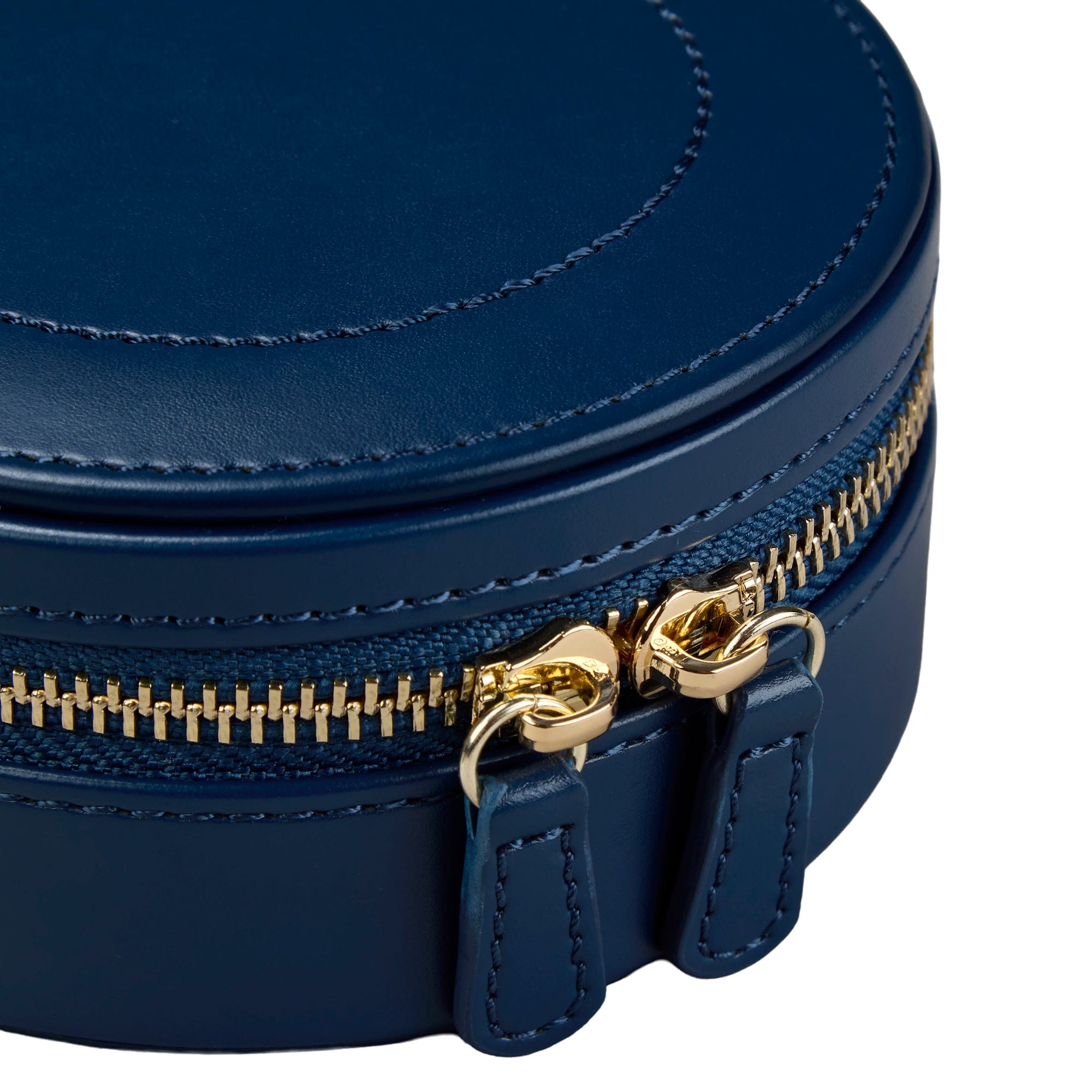 WOLF Sophia Indigo Fruit Botanical Round Zip Jewellery Case 397717