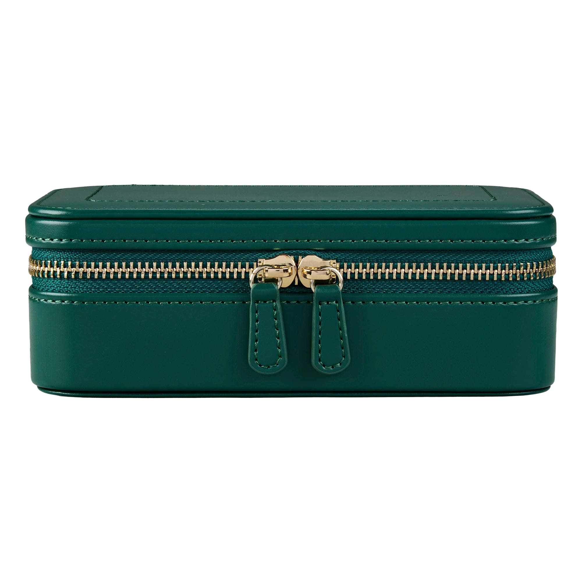 WOLF Sophia Forest Green Fruit Botanical Travel Zip Jewellery Case 397812