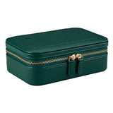 WOLF Sophia Forest Green Fruit Botanical Travel Zip Jewellery Case 397812