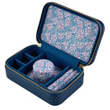 WOLF Sophia Indigo Fruit Botanical Travel Zip Jewellery Case 397817