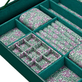 WOLF Sophia Forest Green Fruit Botanical Large Jewellery Box 399412