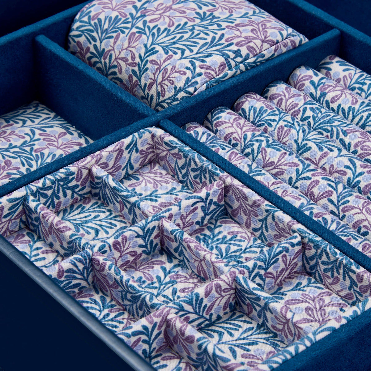WOLF Sophia Large Jewellery Box Showing Compartments