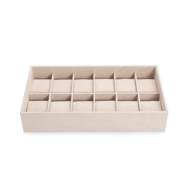 Wolf Vault 12Pc Watch Tray Insert Beige