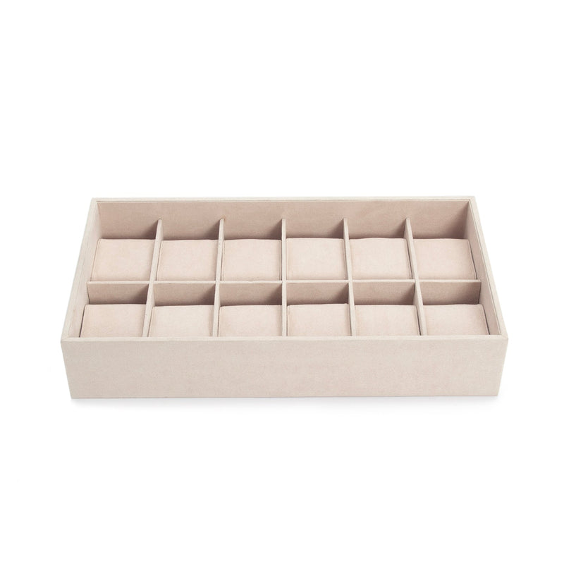 Wolf Vault 12Pc Watch Tray Insert Beige