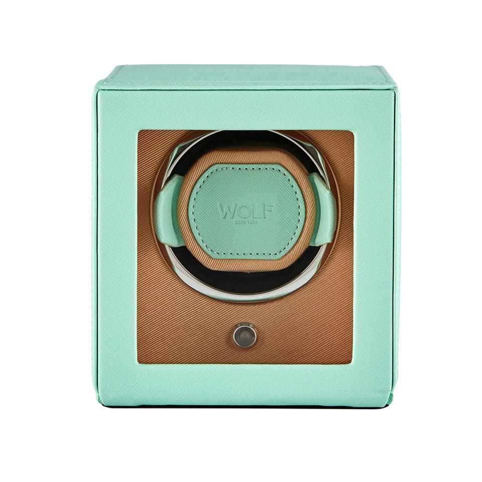 WOLF Cub Single Watch Winder with Cover Mint 461125