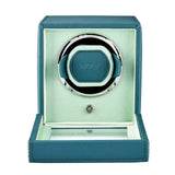 WOLF Cub Single Watch Winder with Cover Teal 461140