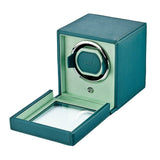 WOLF Cub Single Watch Winder with Cover Teal 461140