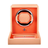 WOLF Cub Single Watch Winder with Cover Orange 461162