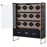 WOLF Axis 12 Piece Watch Winder Cabinet Copper 488616