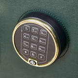 WOLF Athos 16 Piece Watch Winder and Jewellery Safe Green