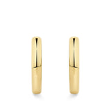 Quintessential Hoop Earrings in 18ct yellow gold from Hardy Brothers Jewellers, shown front-facing as a pair.