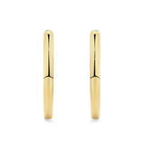 Quintessential Hoop Earrings in 18ct yellow gold from Hardy Brothers Jewellers, shown front-facing as a pair.