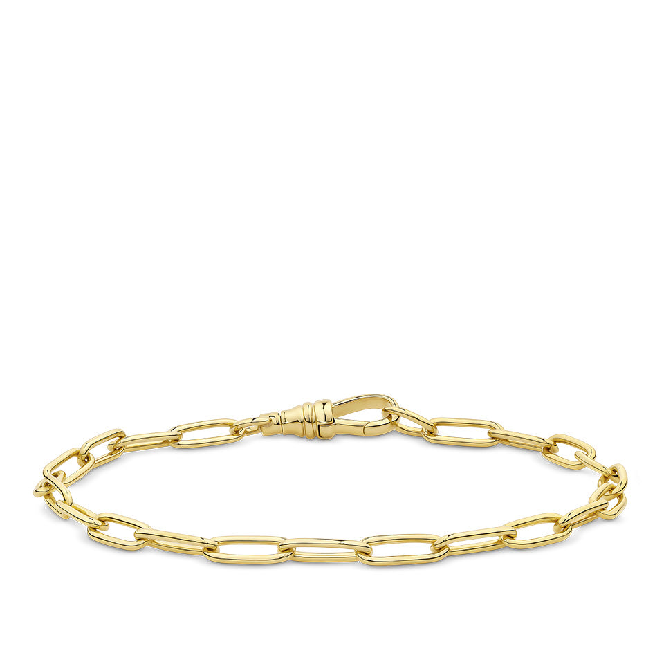 Paperclip Bracelet in 18ct Yellow Gold