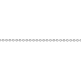 Round Cable 45cm Chain in 18ct White Gold
