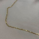 Paperclip Chain in 18ct Yellow Gold