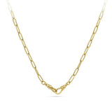 45cm Paperclip Chain in 18ct Yellow Gold with swivel