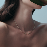 Snake Chain Necklace in 18ct Yellow Gold