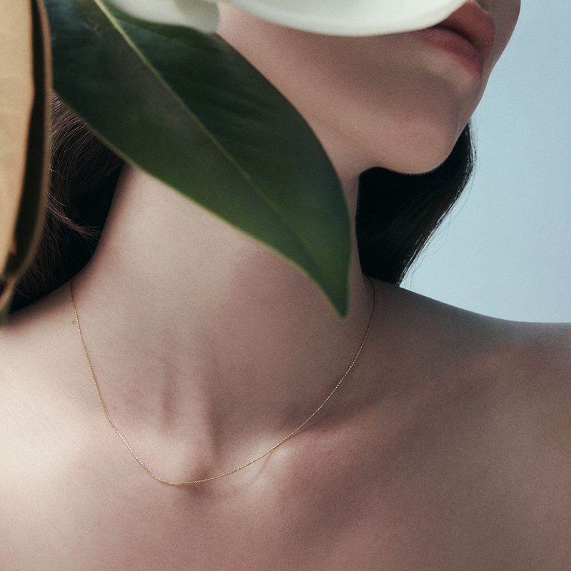 Wheat Chain Necklace in 18ct Yellow Gold