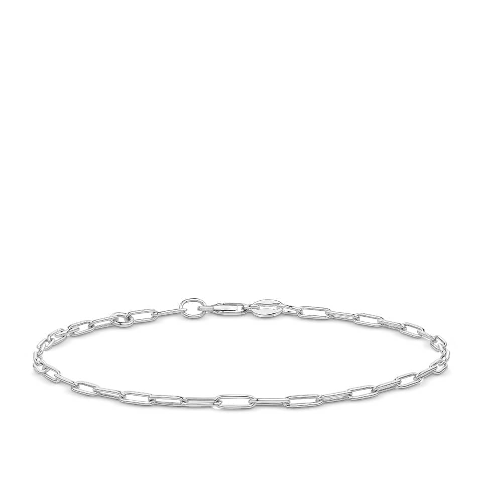 190cm Paperclip Bracelet in Sterling Silver