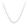 45cm Paperclip Chain in Sterling Silver