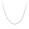 Paperclip Chain necklace in Silver