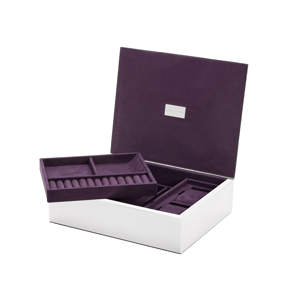 Wolf Silver Watch Jewellery and Legacy Box