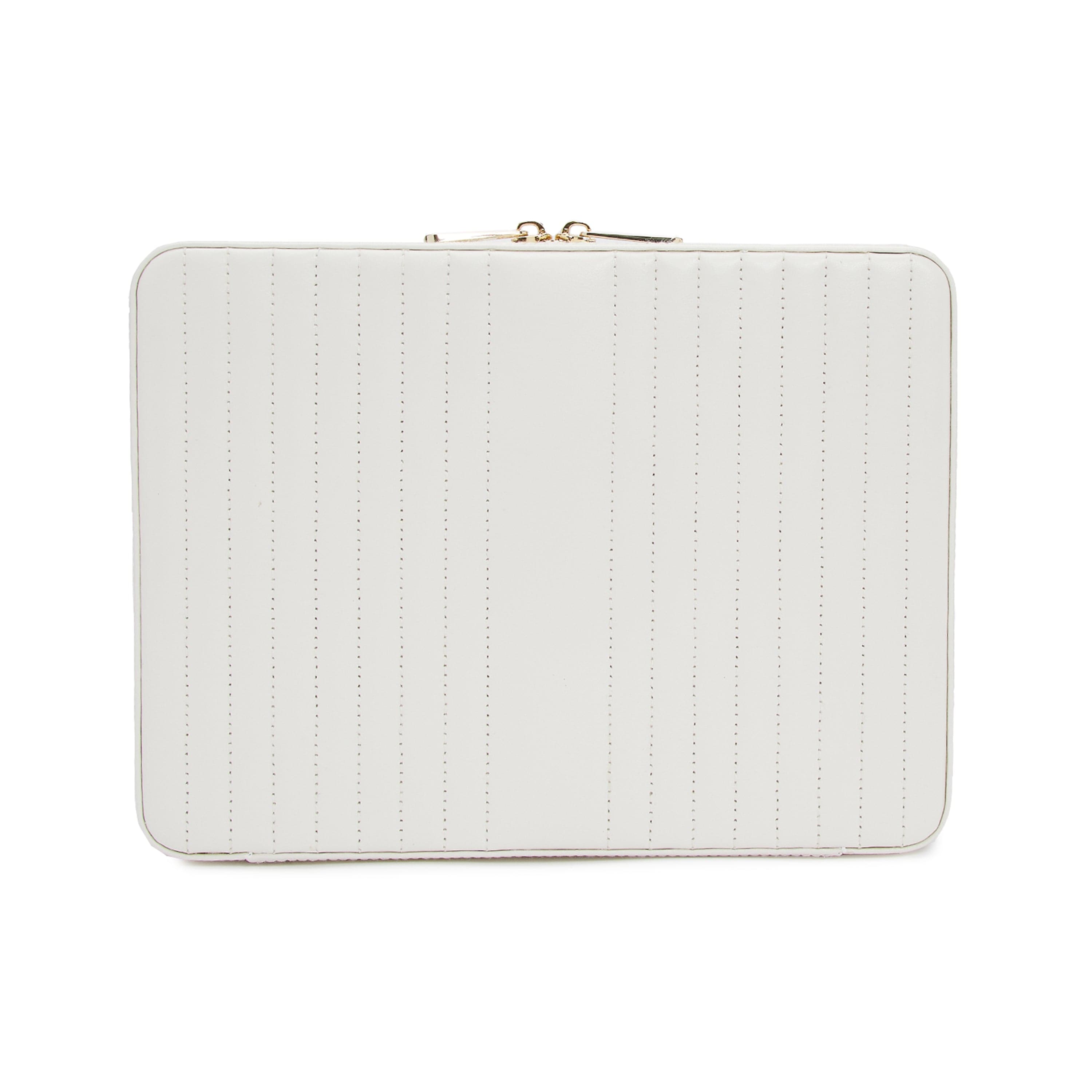 Wolf Maria White Large Zip Jewellery Case 766153