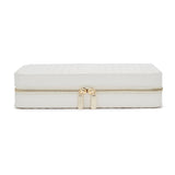 Wolf Maria White Large Zip Jewellery Case 766153